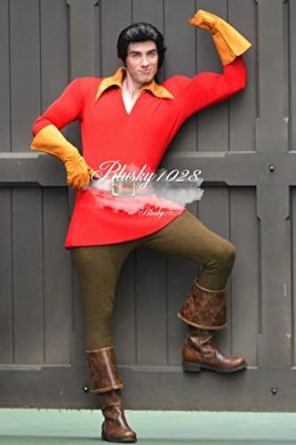 Amazon ガストン ディズニー コスプレ衣装ハロウィーン 仮装靴ウィッグ オーダー自由 ディズニークリスマス ハロウィン イベント仮装 コスチューム コスプレ 仮装 通販