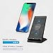 NANFU Fast Wireless Charger, Qi Wireless 7.5W Fast Charging Stand with Cooling Fan Compatible for iPhone XR/XS/XS Max/X/8/8P,10W Charges for Galaxy S9/S9+/S8 & All Other Qi-Certified Devices