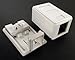 Shaxon BM521W-B, 1 Port Keystone Surface Mount Box - White
