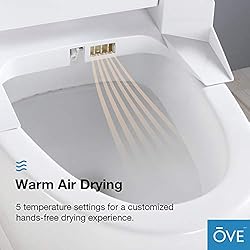 Ove Decors Yosemite Bidet Toilet Built-in with Tank