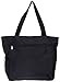 Print Shopper Beach Tote Bag (Solid Black)