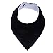 Baby Drool Bibs Bandana Teething Organic Cotton boys girls Adjustable Snap triangle Bib set (Striped&Solid color 8pcs)