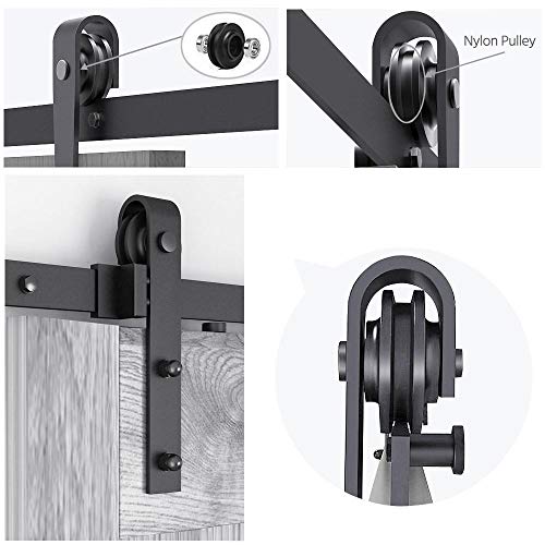 Yaheetech 6.6ft Sliding Barn Door Hardware Kit Single Door Track Rail