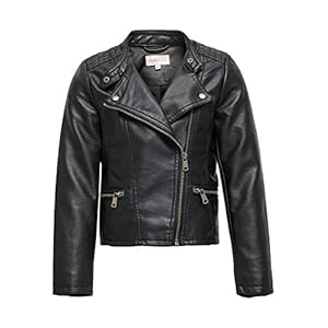 ONLY Konfreya Kunstleer Biker OTW Noos Jas voor meisjes