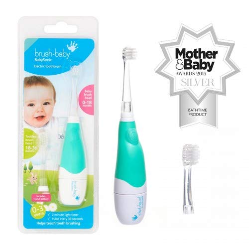Brush Baby BabySonic Infant and Toddler Electric Toothbrush for Ages 0