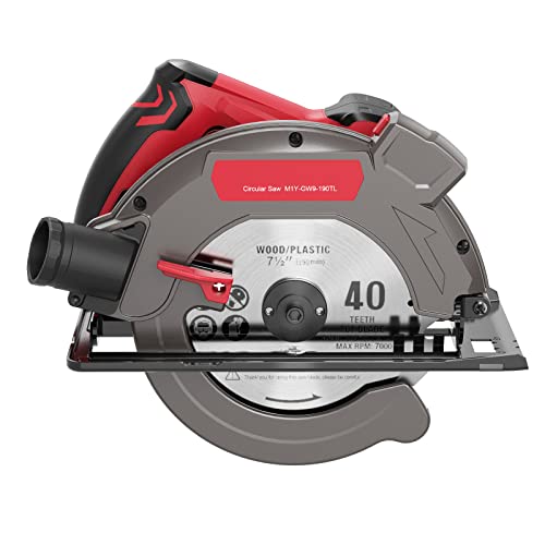 Circular Saw with Laser Guide, 5000 RPM Corded Circular Saw with 2