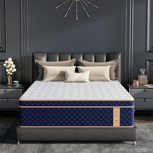VILASOAR 14 Inch Hybrid Queen Mattress