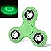 Fidget Spinner Toy, Greatever Tri-Spinner Fidget Toy for Anxiety,ADD,ADHD EDC Focus Toy for Kids Adults Stress Reducer,Boredom,Hand Spinner Toy for Killing Time Sel-Entertainment Glowing in Dark Green