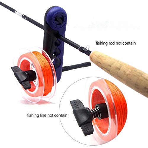 Mini Fishing Line Winder Spooler Machine Portable Adjustable Spinning