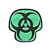MAXPEDITION Gear Biohazard Skull Patch