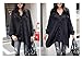 ARJOSA Women's Summer 3/4 Flutter Sleeve Chiffon Work Blouses Business Casual Babydoll Tops Dressy (Medium, C Black)