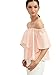 Shein Women's Off Shoulder Ruffle Sweet Crop Blouse Top Large Pink