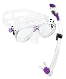 Cressi Snorkeling Gear Set for Adults - Dry Snorkel, Scuba and Snorkeling Mask - Snorkel Set Made in Italy - Premium Quality Snorkel Gear