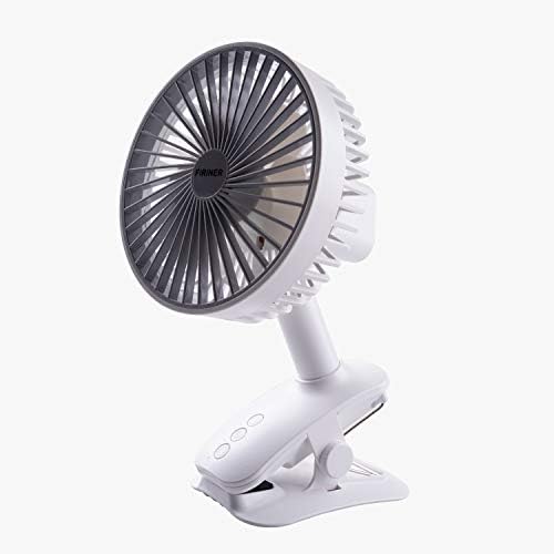 Firiner Usbファン 自動首振り 静音 卓上扇風機 クリップ付き 風量3段階調節 携帯 超強風 充電式 長時間 360度角度調整 長時間連続使用 小型 熱中症対策 キャンプ扇風機 自宅 オフィス 卓上ファン