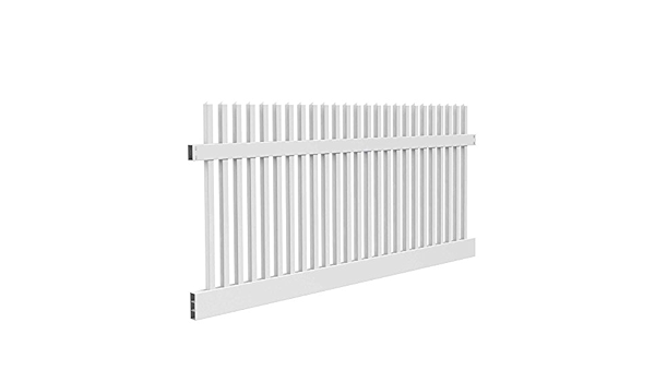4 Ft X 8 Ft Yukon Straight White Vinyl Fence Panel Other Products Amazon Com