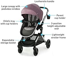 travel system with adjustable handle height