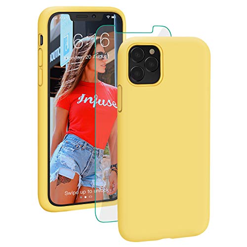 ProBien Case for iPhone 11 Pro, Liquid Silicone Phone Cover 5.8inch