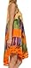 Sakkas 101RC Palm Tree Tie Dye Caftan Dress / Cover Up - Orange - One Size