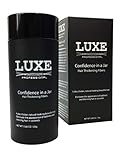 LUXE Hair Thickening Fibers with Natural Keratin2 Months+ Supply!Confidence in a Jar!Multiple Colors Available (Light Brown)