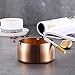 Xiuban Stainless Steel Ashtray, Outdoor Indoor Ashtray, Home Office Decoration Desktop High Temperature Resistant Drop Resistant Round Design Tabletop Cigarette Ashtray Tobacco Tray (Multicolor)