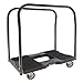 SNAP-LOC, Heavy Duty Moving Dolly 4 Wheels, 1,500 lb with Panel Bars, 4 Inch Casters, Dollies for Moving Cargo, E Strap Attachment Included, Black