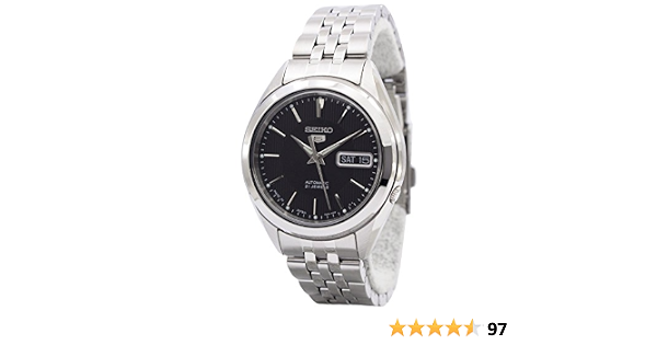 Amazon.com: Seiko Seiko 5 Black Dial 