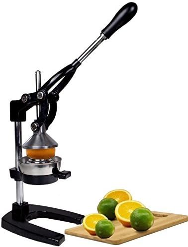 Orange Hand Press Commercial Pro Manual Citrus Fruit Lemon Juicer Juice Squeezer by Hand Juicers