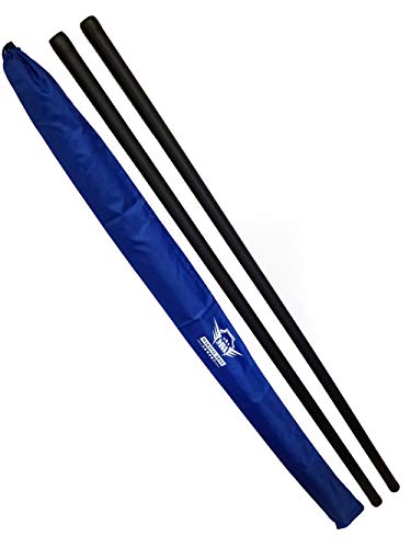 Foam Padded Training Bo Staff with Free Armory Carry Bag Case (Blue/Pair, 5 ft.)