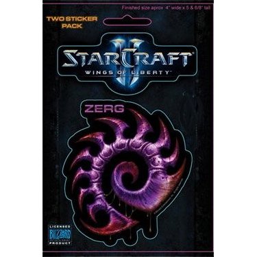 Starcraft II Wings of Liberty Zerg Stickers