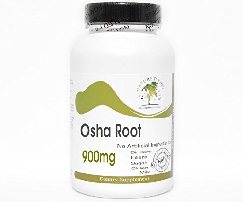 Osha Root 900mg ~ 180 Capsules - No Additives ~ Naturetition Supplements