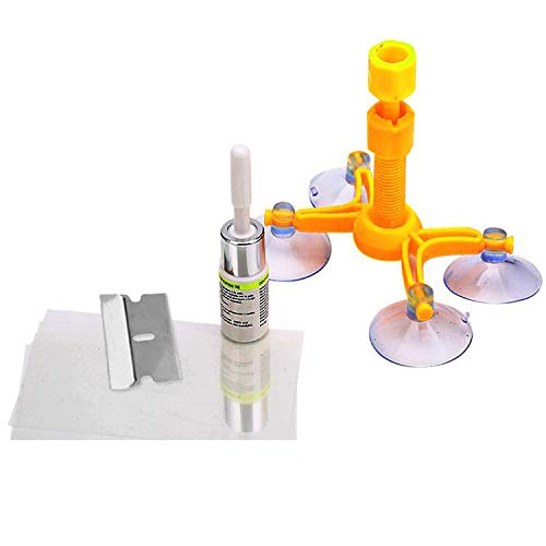 Windshield Repair Kit for Big Crack and Broken Star Chip with Clear