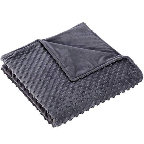 ZZZNEST Gewichtsdecke, 7.2 kg / 9.5 kg Gravity Decke für Besseren