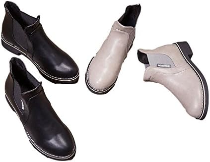 Amazon 15 秋冬 Jade Japan サイドゴアブーツ 合皮 ヒール ゴム底 全2色 ブラック グレー 22cm 23cm 24cm 24 Cm 22cm 23cm 24cm 24 5cm カジュアル ゆるカジ セレカジ 秋冬 レディース シンプル トレンド 楽 歩きやすい 疲れない 滑らない 防水 24 グレー