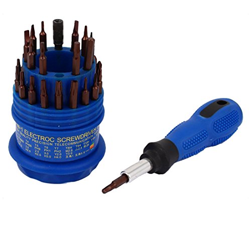 Click Here to See More Images uxcell Gadgets PC Laptop Repair Tools Nonslip Handle Screwdriver Set 31 in 1