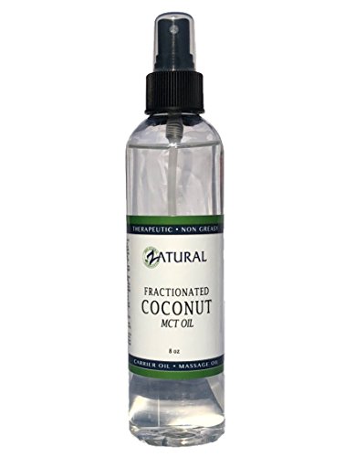 Fractionated Coconut Oil-MCT Oil, 6 Sizes Available, Certified Food and Therapeutic Grade, Carrier Oil, Massage Oil, Hydrating Oil, Hair Oil, 0 Additives, Organic Coconut, Pure Coconut Oil (8 Ounce)