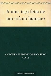 Livro A uma taça feita de um crânio humano