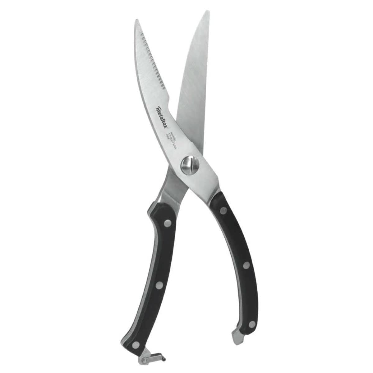 Metaltex Professional Poultry Scissors, Silver,Small