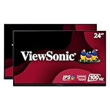 ViewSonic VA2456-MHD_H2 Dual Pack Head-Only 1080p