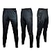 Ibuyfun Men Sportwear Soccer Running Training Sweat Skinny Pants Trousers pure Black