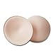 SERMICLE Bra Inserts 4 Pairs, Bra Pads Sewed Stitched Removable for Sports Bra B/C,C/D & D/E Cup Optional (Beige Round, B/C Cup)