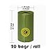 BABY PAW Pet Poop Bags 320 Counts 16 Rolls Dog Waste Bags Doggie Bags with Free Dispenser