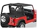 Bestop Strapless Targa Bikini - Jeep '92-95 Wrangler YJ (Black Denim)
