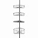 Zenna Home, Satin Nickel Tension Corner Pole Caddy