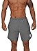YoungLA Men's Running Shorts Athletic Gym Workout Powerlifting 104 Gry L Grey