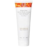 Ecco Bella Organic Water-Free Vanilla Herbal Body Lotion - Indulge in the Long-Lasting Luxurious Rich Formula 8 ounce