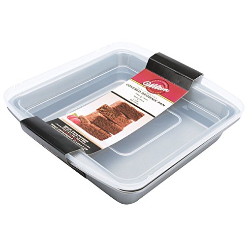 Recipe Right Non-Stick Square Brownie Baking Pan With Lid ...