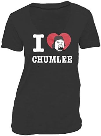 Pawn Stars I Heart Chumlee Black Juniors T-shirt Tee (Juniors Small)