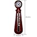 Lily's Home Two-in-One Weather Station, with Galileo Thermometer and Analog Clock, 5 Multi-Colored Spheres (18 Inches)