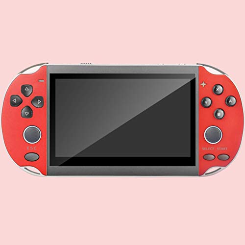 JUNESUN 4.3 Inch Colored Game Console 40GB Build in 7500 Game for Ps1/gg/Cps/Neogeo/Gba/Gbc/Gb/Snes/Nes/Sega Video Game Console MP4