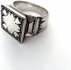 Authentic Handmade African Tuareg Silver Ring Ethnic Tribal Jewelry Gypsy Hippy